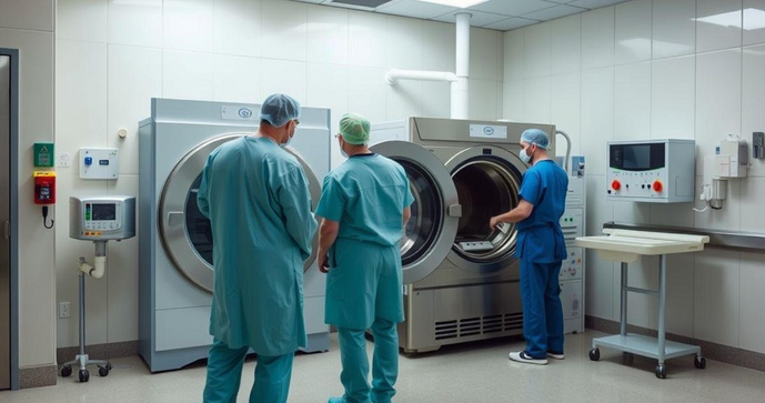 Manutenção de autoclave hospitalar garante segurança e eficiência nos processos de esterilização