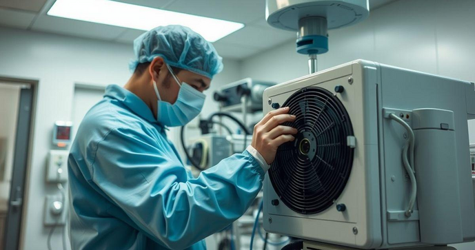 Manutenção em Ventiladores Pulmonares para Garantir Desempenho e Segurança